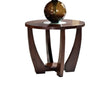 Rafael End Table w/Cracked Glass Insert (15mm) by Steve Silver at Eve Furniture