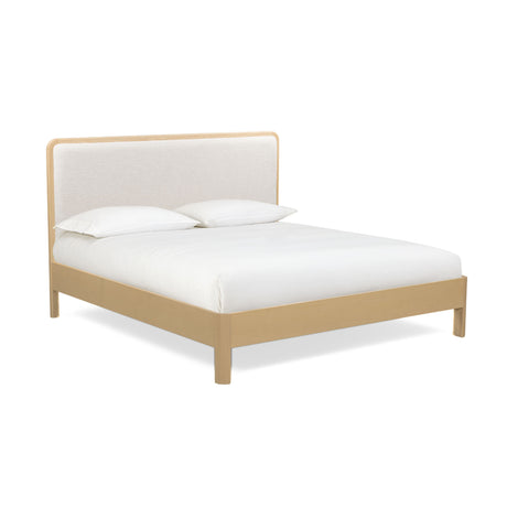 Rafaelle Natural Solid Ash King Bed by TOV Furniture at Eve Furniture