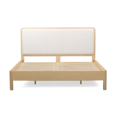 Rafaelle Natural Solid Ash King Bed by TOV Furniture at Eve Furniture