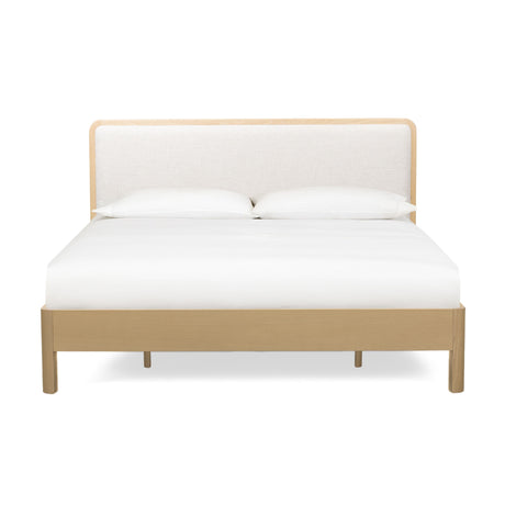 Rafaelle Natural Solid Ash King Bed by TOV Furniture at Eve Furniture