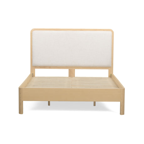 Rafaelle Natural Solid Ash Queen Bed by TOV Furniture at Eve Furniture