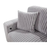 Raha Grey RAF Storage Sectional with Pull Out Bed by New Era Furniture US at Eve Furniture