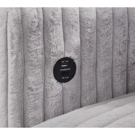 Raha Grey RAF Storage Sectional with Pull Out Bed by New Era Furniture US at Eve Furniture