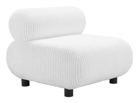 Rahat White Accent Chair by Zuomod at Eve Furniture