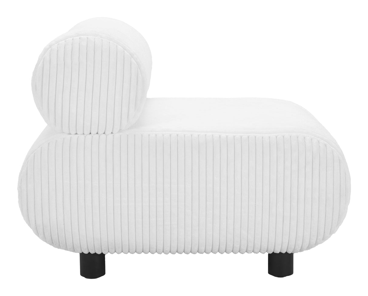 Rahat White Accent Chair by Zuomod at Eve Furniture