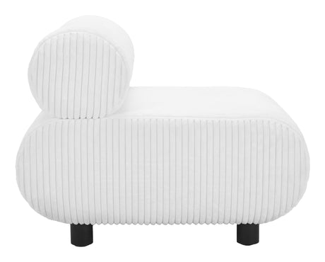 Rahat White Accent Chair by Zuomod at Eve Furniture