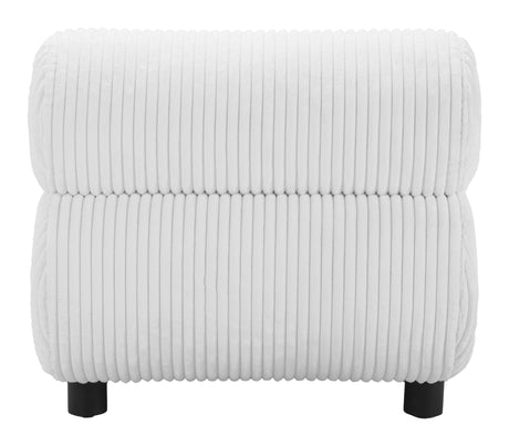 Rahat White Accent Chair by Zuomod at Eve Furniture