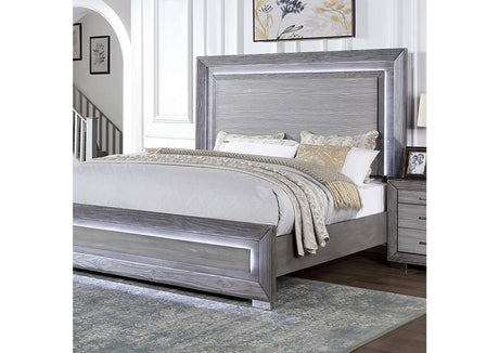 Raiden Gray California King Bed by Furniture of America at Eve Furniture