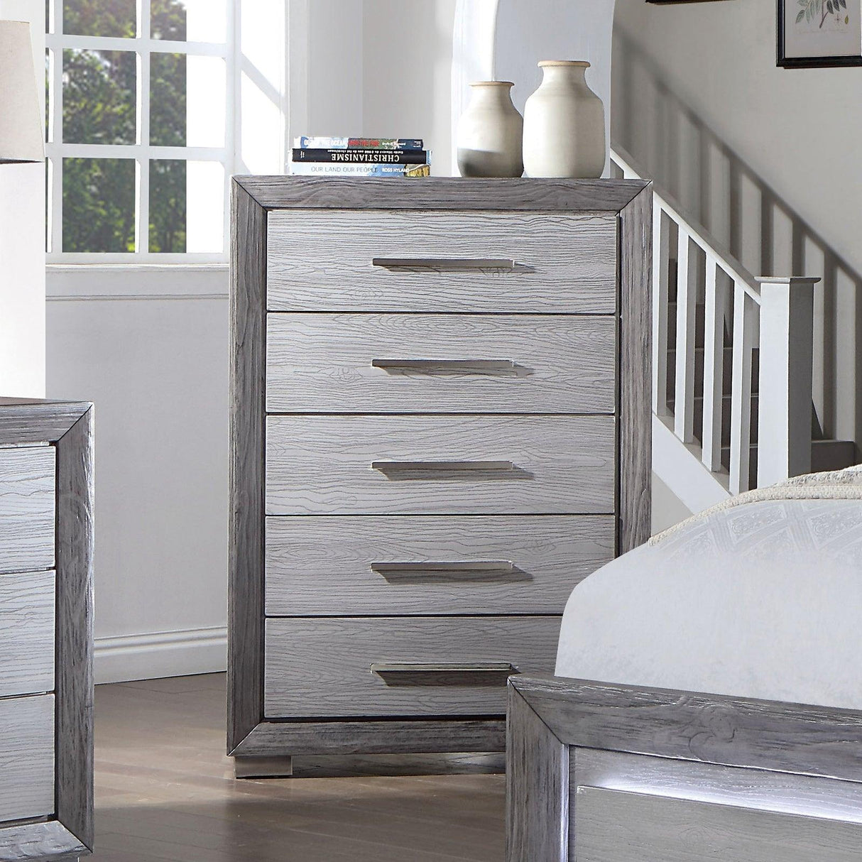 Raiden Gray Chest by Furniture of America at Eve Furniture