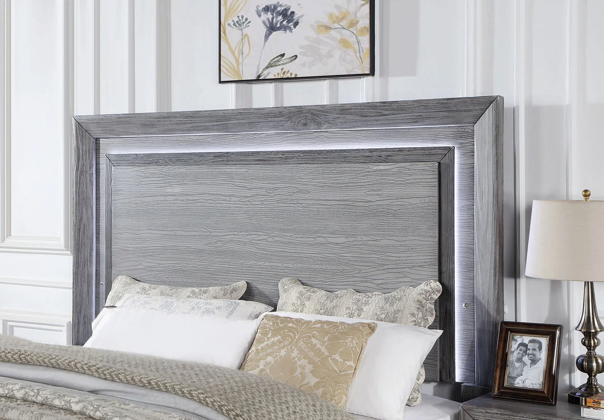 Raiden Gray Queen Bed by Furniture of America at Eve Furniture