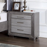 Raiden Gray Night Stand by Furniture of America at Eve Furniture