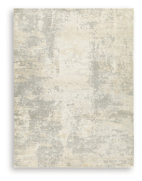 Raif Gray/White/Cream Extra Large Rug by Ashley at Eve Furniture