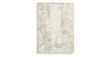 Raif Gray/White/Cream Medium Rug by Ashley at Eve Furniture