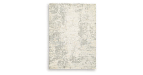 Raif Gray/White/Cream Medium Rug by Ashley at Eve Furniture