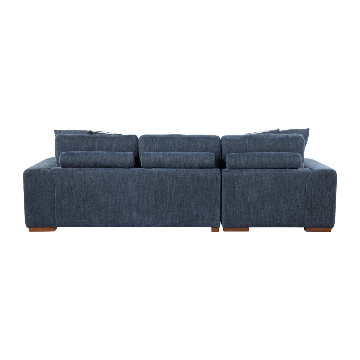Raife Blue 2-Piece Sectional with Left Chaise by Homelegance at Eve Furniture