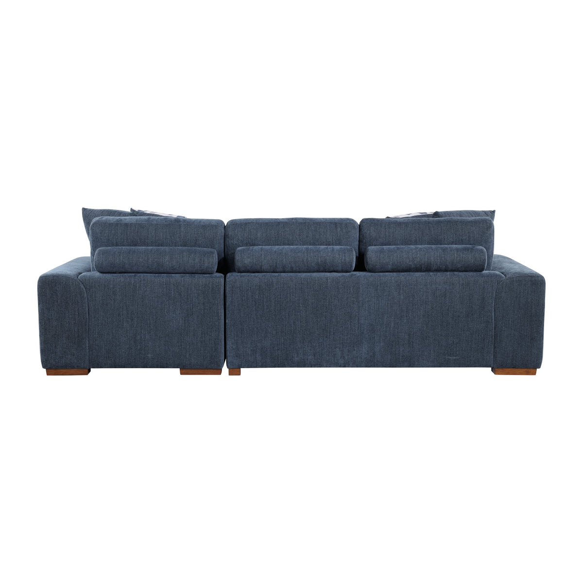 Raife Blue 2-Piece Sectional with Right Chaise by Homelegance at Eve Furniture