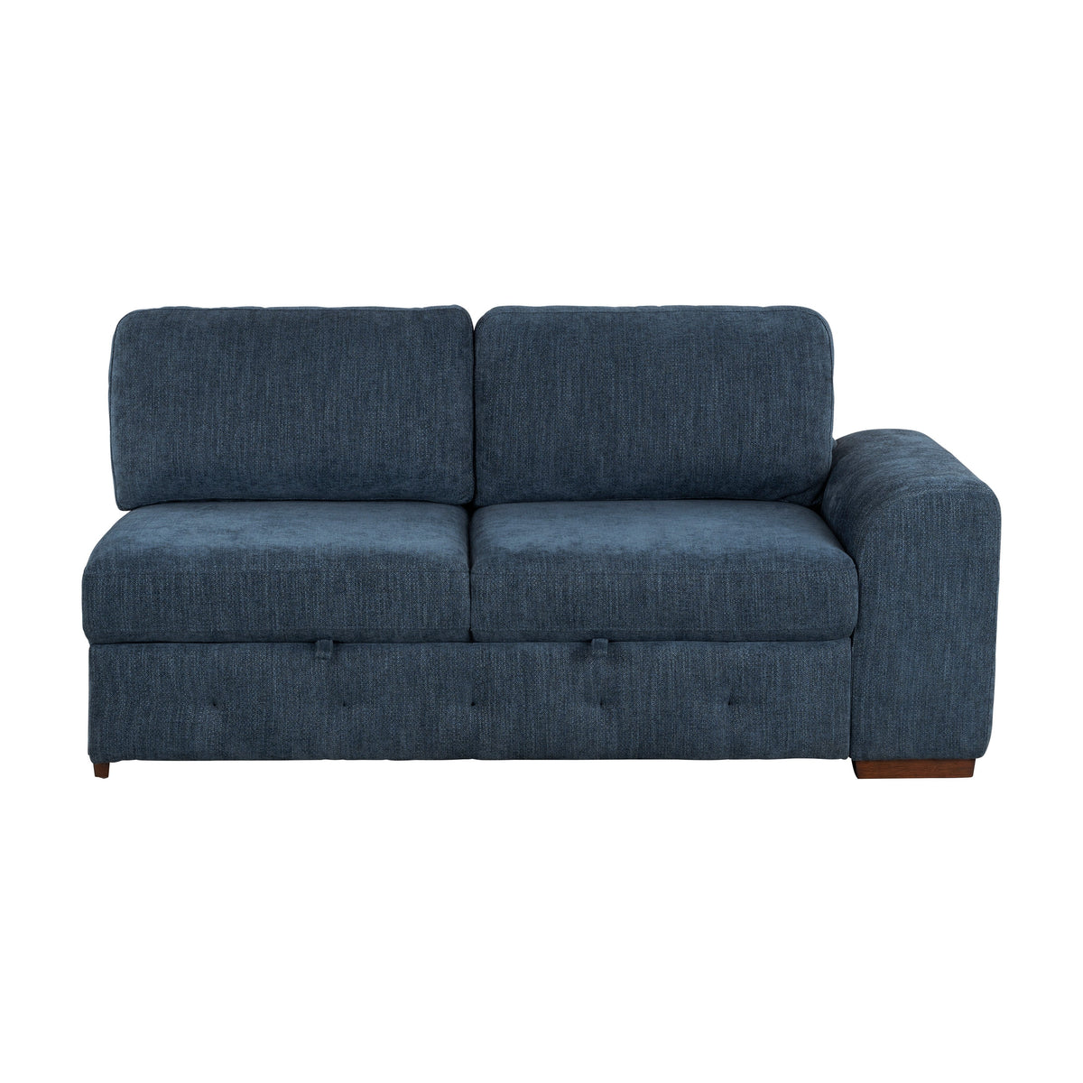 Raife Blue 4-Piece Sectional with Left Chaise by Homelegance at Eve Furniture