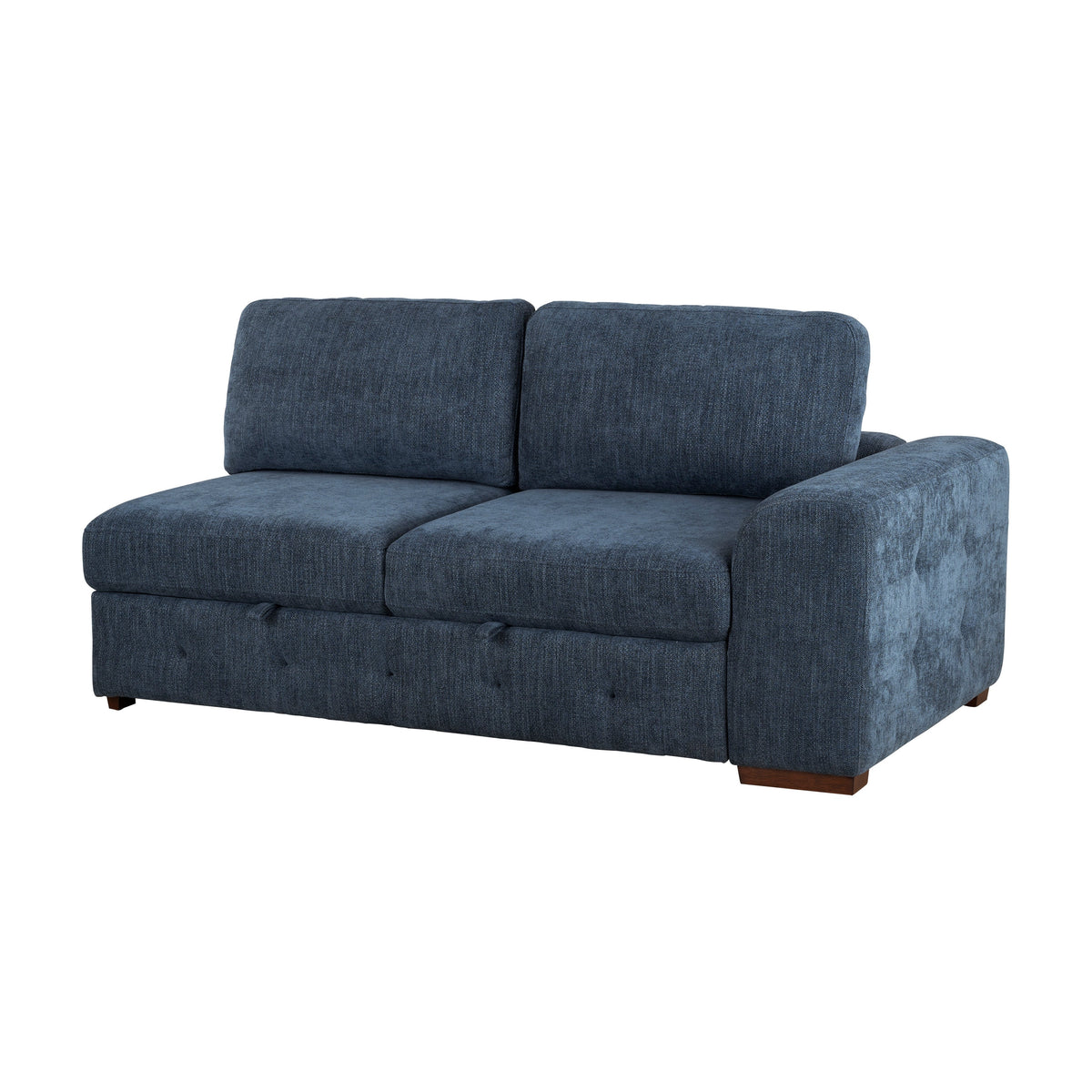 Raife Blue 4-Piece Sectional with Left Chaise by Homelegance at Eve Furniture