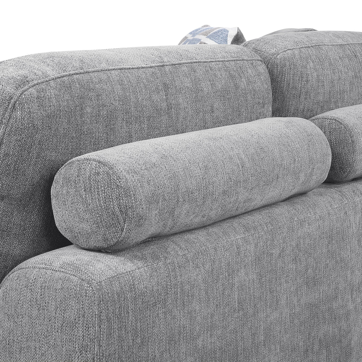 Raife Gray 4-Piece Sectional with Right Chaise and Pull-out Bed by Homelegance at Eve Furniture