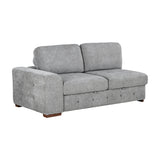Raife Gray 5-Piece Sectional with Right Chaise and Pull-out Bed by Homelegance at Eve Furniture