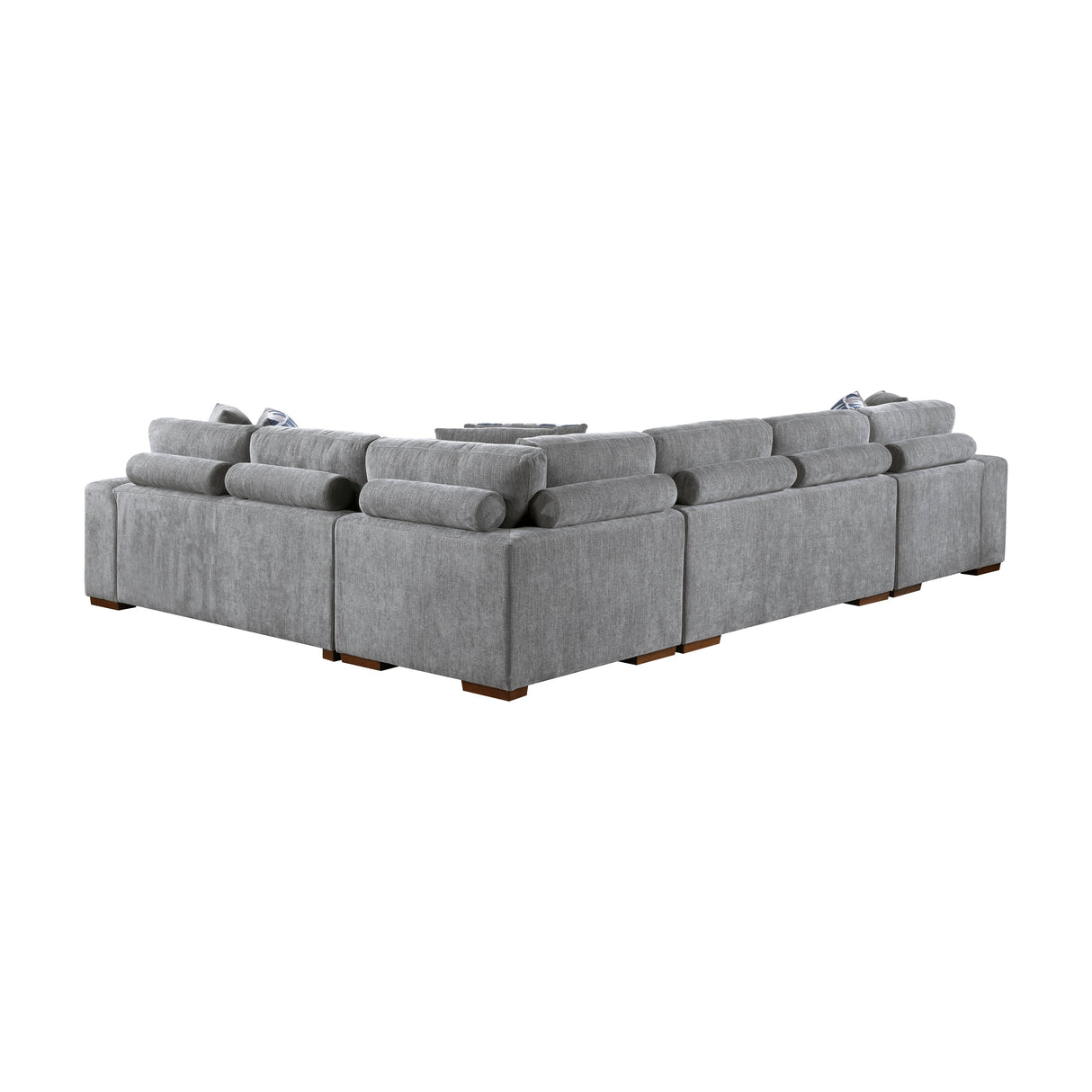 Raife Gray Storage Ottoman by Homelegance at Eve Furniture