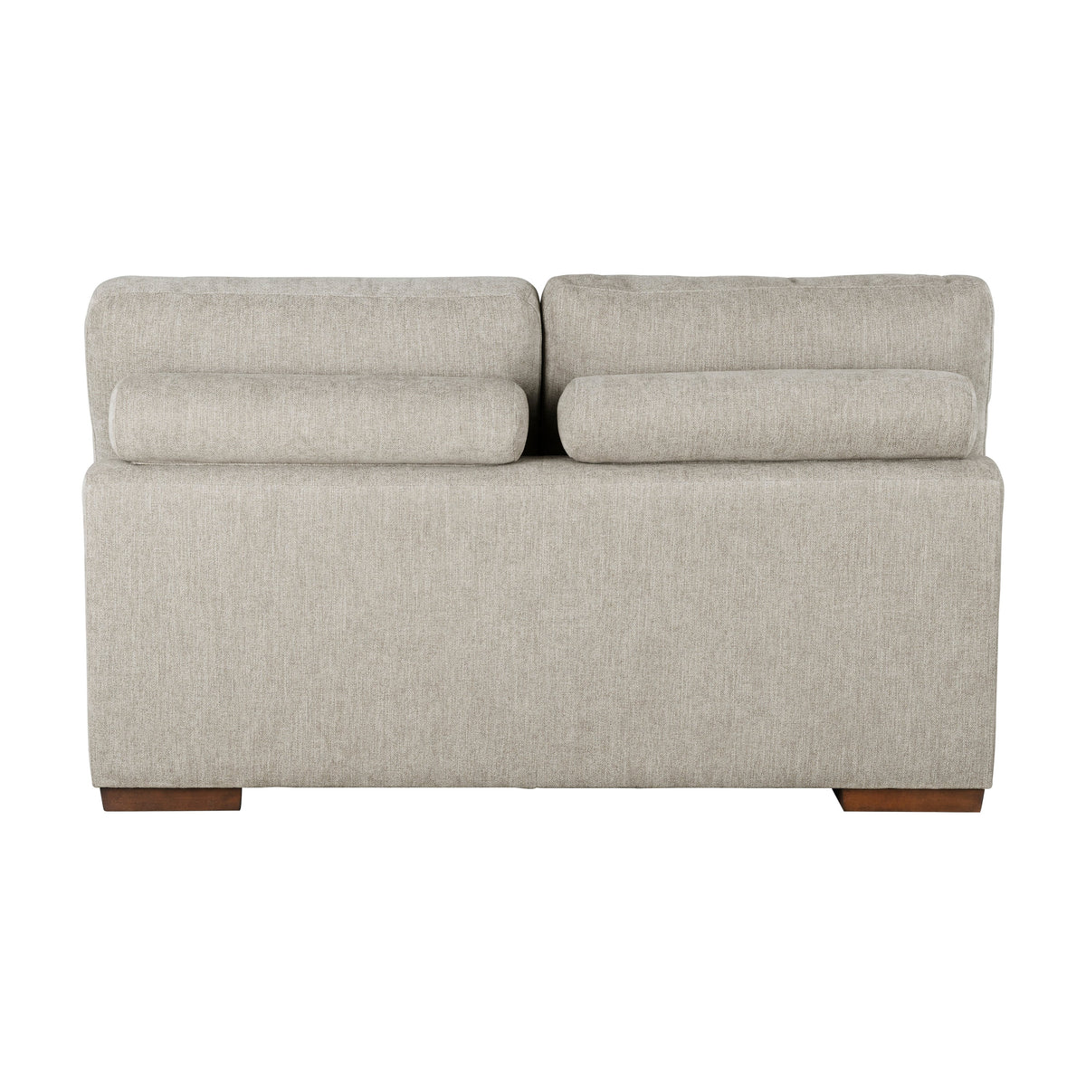Raife Taupe 3-Piece Sectional with Left and Right Chaise by Homelegance at Eve Furniture