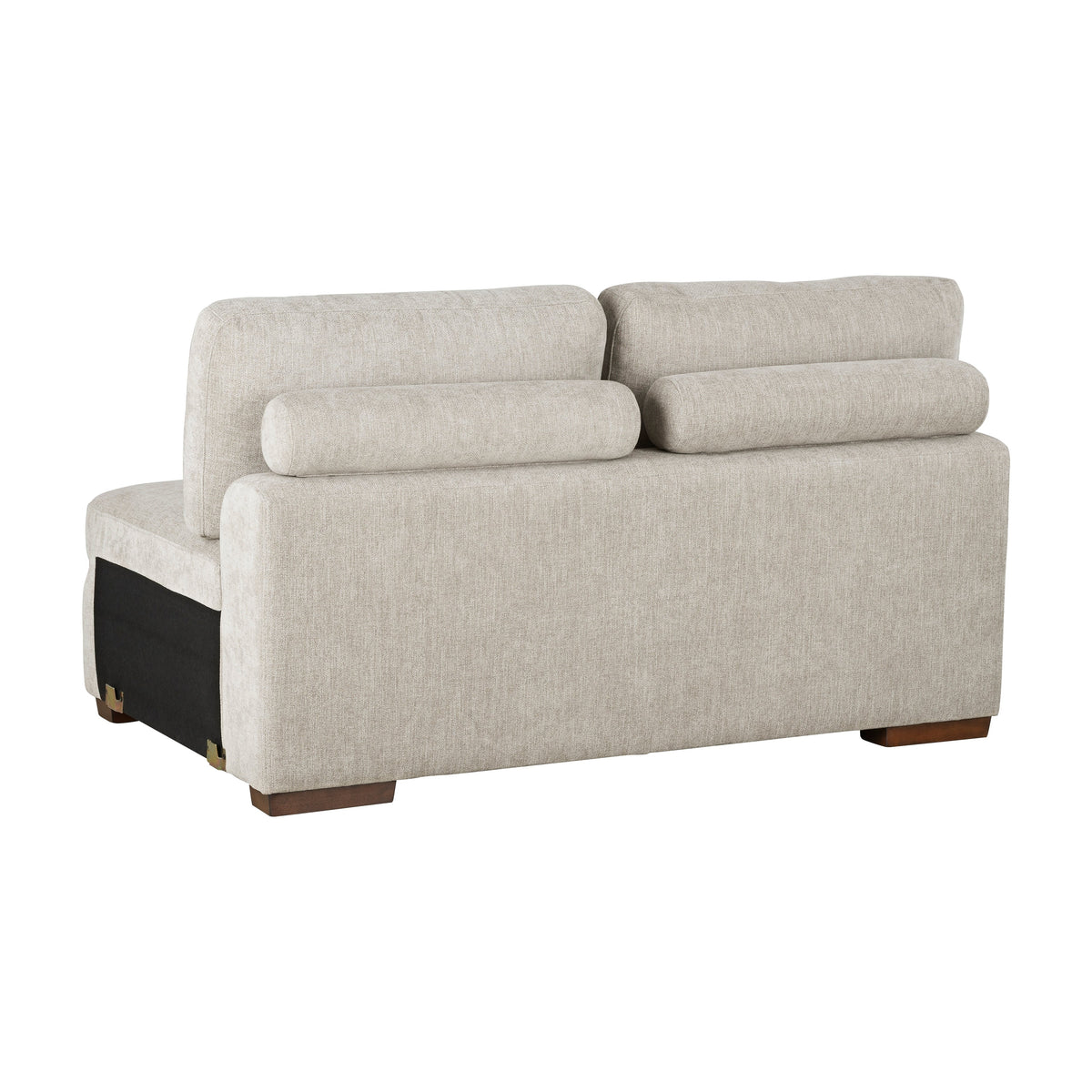 Raife Taupe 3-Piece Sectional with Left and Right Chaise by Homelegance at Eve Furniture