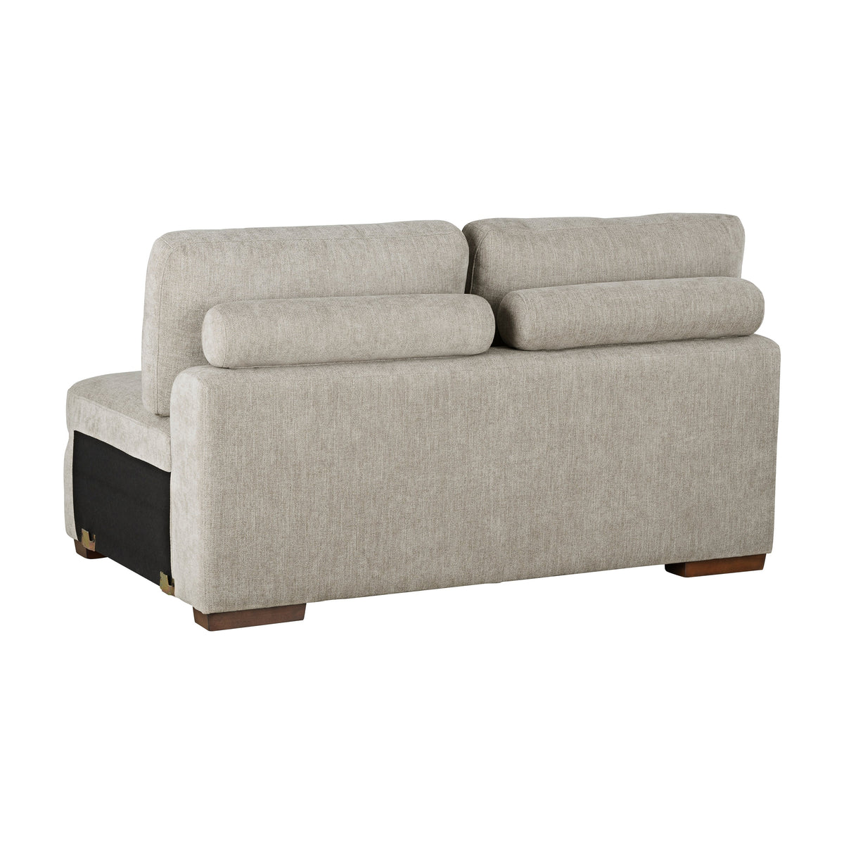 Raife Taupe 3-Piece Sectional with Left and Right Chaise by Homelegance at Eve Furniture