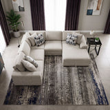 Raife Taupe 4-Piece Sectional with Right Chaise and Pull-out Bed by Homelegance at Eve Furniture