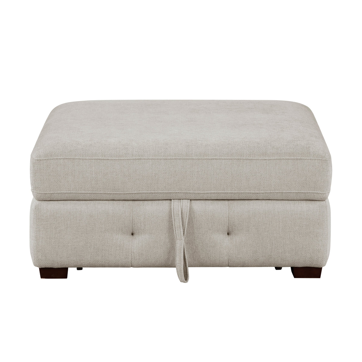 Raife Taupe 5-Piece Sectional with Right Chaise and Pull-out Bed by Homelegance at Eve Furniture