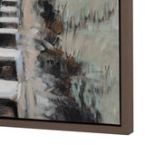 Rails Away Blue/Green Canvas by Crestview at Eve Furniture
