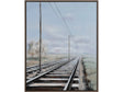 Rails Away Blue/Green Canvas by Crestview at Eve Furniture
