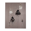 Rain of Feather Warm Gray by Mercana Studio a Hand Embellished Textured Canvas by Mercana at Eve Furniture