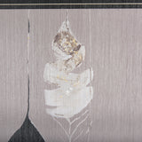 Rain of Feather Warm Gray by Mercana Studio Hand Embellished Framed Art Print Matted under Glass by Mercana at Eve Furniture