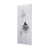 Rain of Leaf I by Mercana Studio a Hand Embellished Textured Canvas by Mercana at Eve Furniture