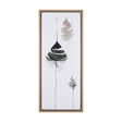 Rain of Leaf II by Mercana Studio a Hand Embellished Textured Framed Canvas by Mercana at Eve Furniture