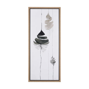 Rain of Leaf II by Mercana Studio a Hand Embellished Textured Framed Canvas by Mercana at Eve Furniture