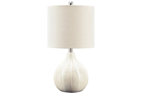 Rainermen Off White Table Lamp by Ashley at Eve Furniture