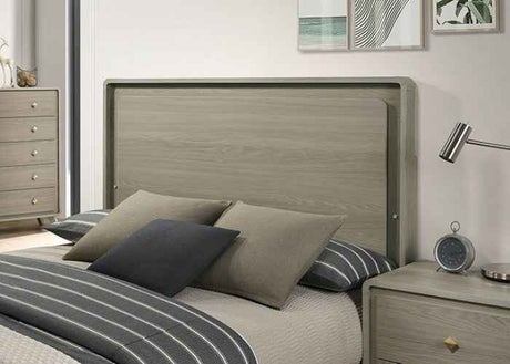 Rainier Gray 4-Piece Queen Bedroom Set by Furniture of America at Eve Furniture