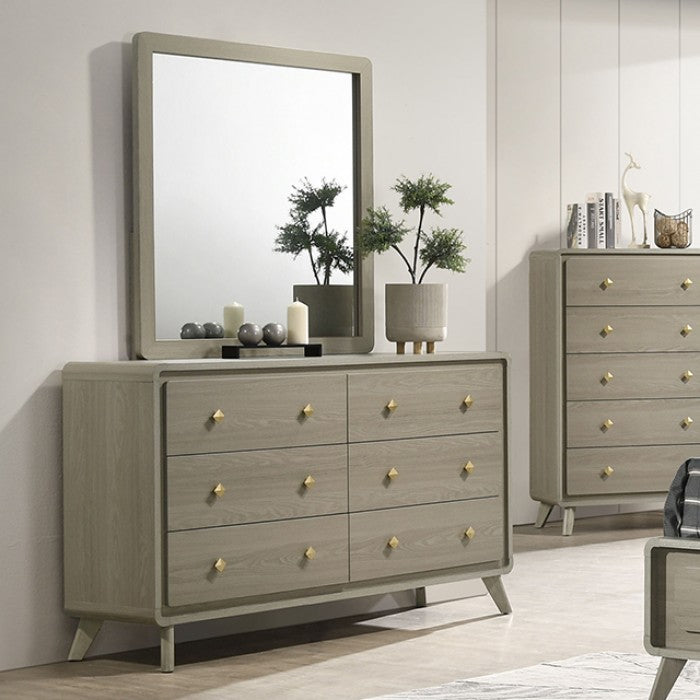 Rainier Gray Dresser by Furniture of America at Eve Furniture