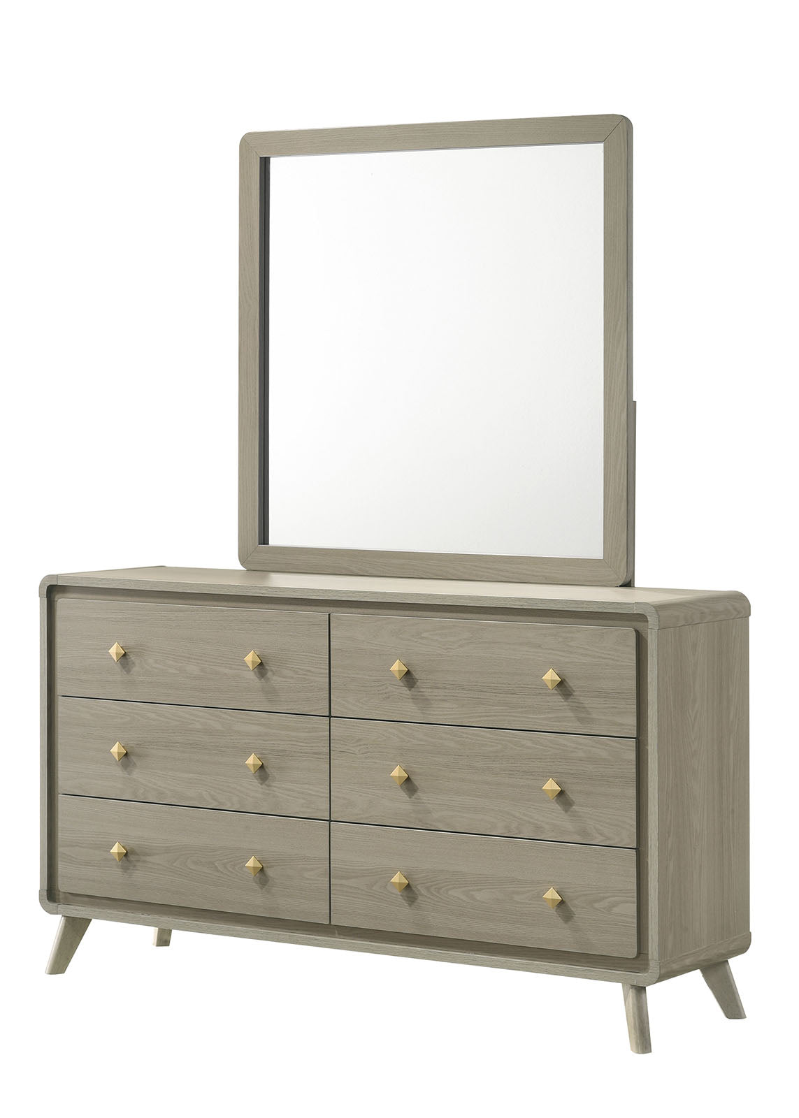 Rainier Gray Mirror Only by Furniture of America at Eve Furniture