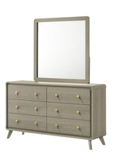 Rainier Gray Mirror Only by Furniture of America at Eve Furniture