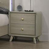 Rainier Gray Nightstand by Furniture of America at Eve Furniture