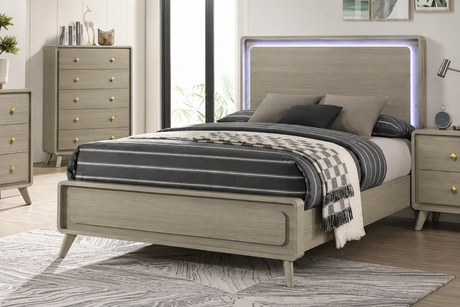 Rainier Gray Queen Bed by Furniture of America at Eve Furniture