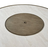 Rainier Ranch Beige Fire Pit Table by Ashley at Eve Furniture
