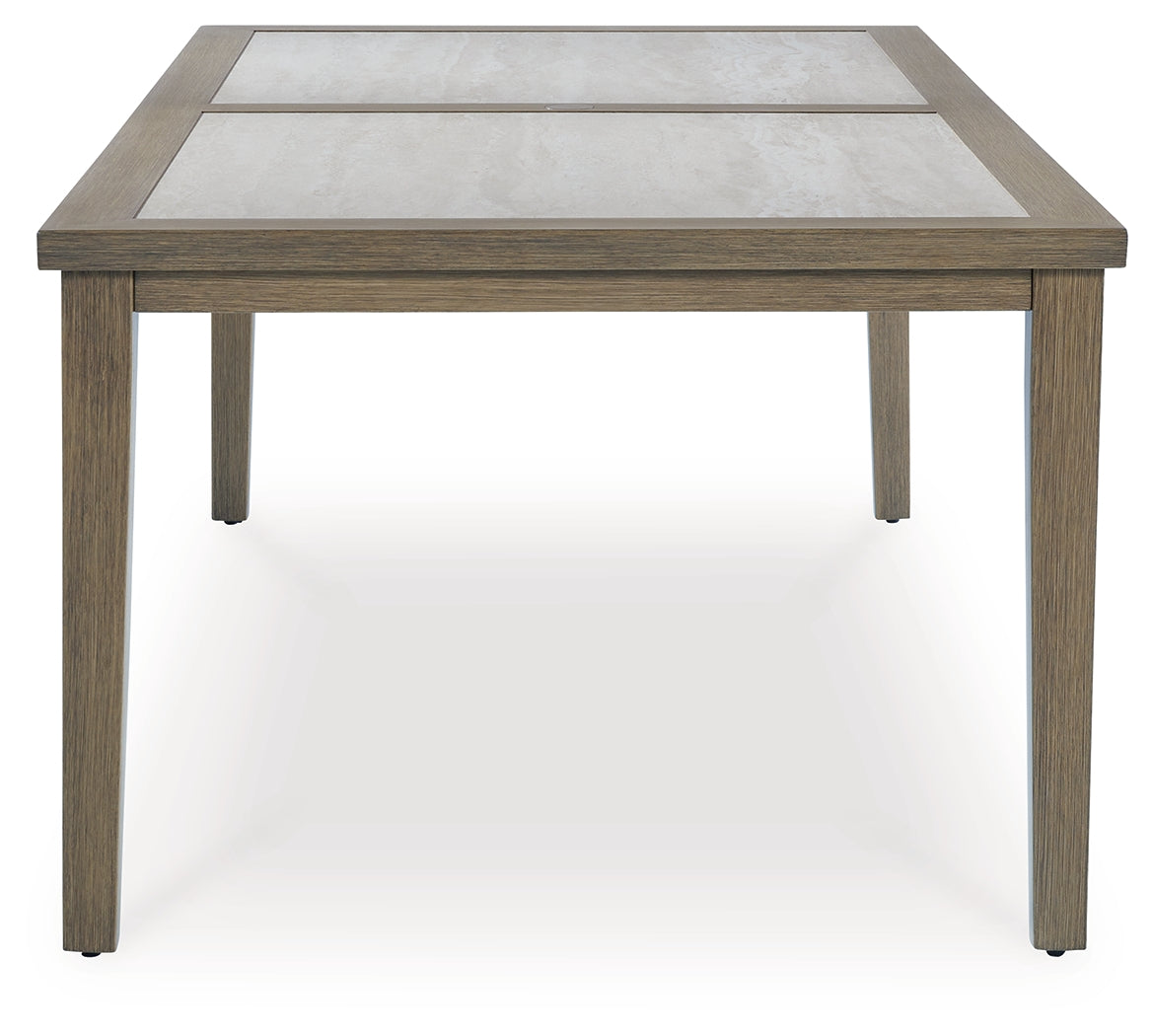 Rainier Ranch Brown/Beige Outdoor Dining Table