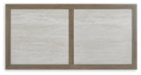 Rainier Ranch Brown/Beige Outdoor Dining Table by Ashley at Eve Furniture