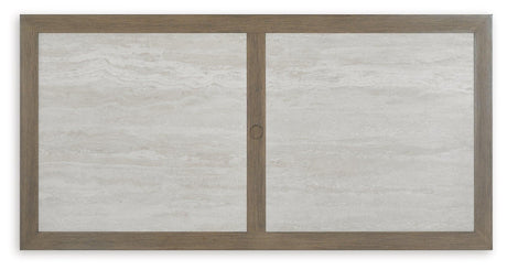 Rainier Ranch Brown/Beige Outdoor Dining Table by Ashley at Eve Furniture