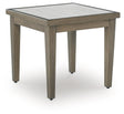 Rainier Ranch Brown/Beige Outdoor End Table by Ashley at Eve Furniture
