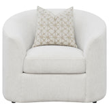 Rainn 3-Piece Upholstered Tight Back Living Room Set Latte